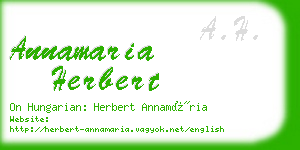 annamaria herbert business card